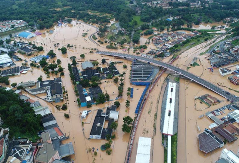 பிரேசிலில் கொட்டித்தீர்க்கும் கனமழை… 18 பேர் பலியான கொடூரம்…!!!