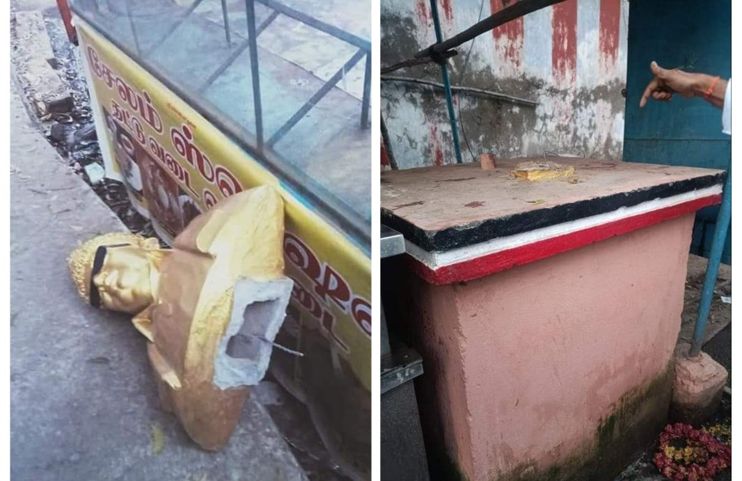 BREAKING : எம்ஜிஆர் சிலை சேதம்… “ஒருவர் கைது”… போலீசார் அதிரடி..!!