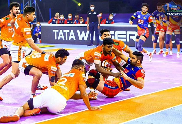 புரோ கபடி லீக் : உ.பி. யோதா, பெங்களூர் அசத்தல் வெற்றி …. அரையிறுதிக்கு முன்னேற்றம் ….!!!