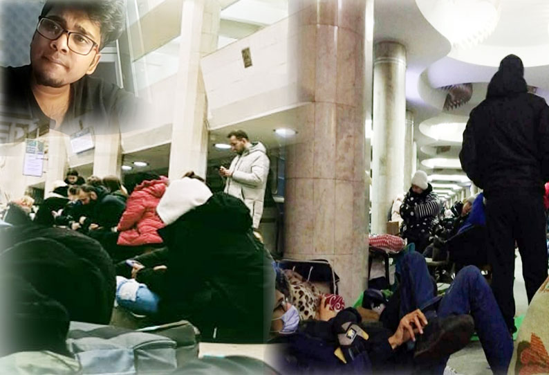 கடும் குளிர்… “உயிர் பயத்துல இருக்கோம்’… எங்கள காப்பாத்துங்க… உக்ரைனில் சிக்கி தவிக்கும் மாணவர்கள்..!!