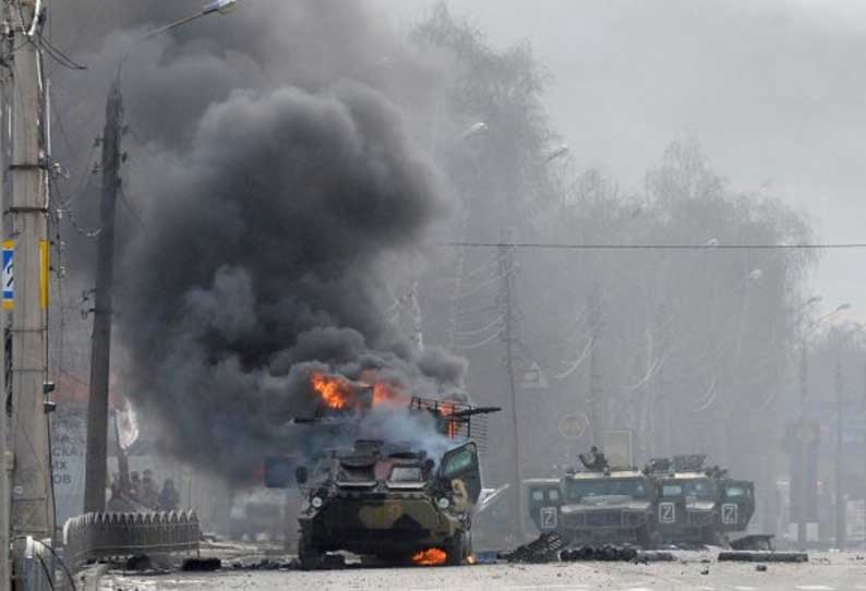 உக்ரைனில் உச்சமடைந்த போர்…. குழந்தைகள் உள்பட 352 பேர் பரிதாப பலி…!!!