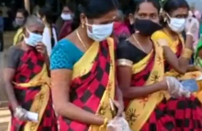 உதயசூரியன் சின்னத்துடன் வாக்களிக்க வந்த பெண்களுக்கு மறுப்பு…. பரபரப்பு …!!!!!