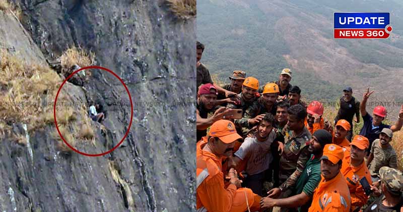 3 நாட்களாக மலையில்… சிக்கி தவித்த பாபு பத்திரமாக மீட்பு…!!!