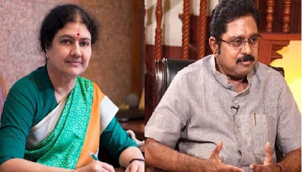 அதிமுக தலைமையாக சசிகலா…. கட்சியை வழிநடத்துவது டிடிவி…. அரசியலில் திடீர் பரபரப்பு….!!!!