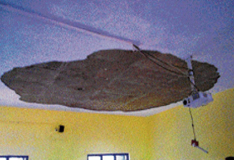 மாணவன் தலையில் விழுந்த மின்விசிறி…. பள்ளி நிர்வாகத்தின் அலட்சியம்…. பெற்றோரின் பரபரப்பு புகார்…!!