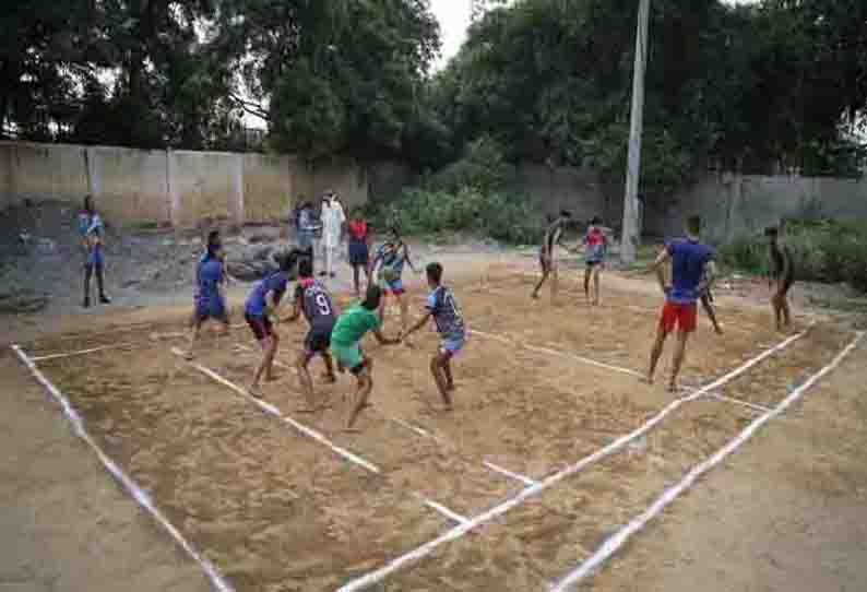 நடைபெற்ற கபடி போட்டி…. தொடங்கி வைத்த எம்.எல்.ஏ. …. கலந்து கொண்ட அதிகாரிகள்….!!