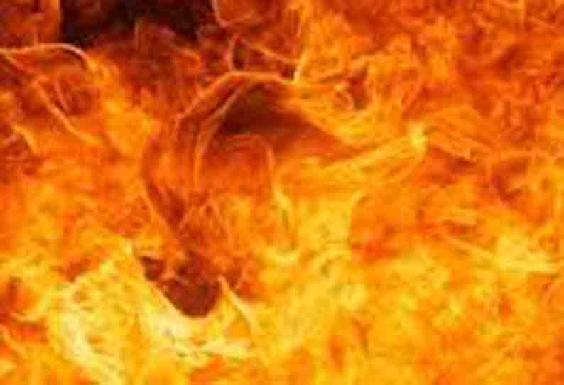 ரோட்டில் சென்று கொண்டிருந்த வேன்…. திடீரென நடந்த விபரீதம்…. போலீஸ் விசாரணை….!!