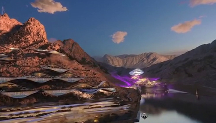 சவுதி அரேபியாவில் கட்டப்படும்…. பிரம்மாண்ட விண்வெளி குடியிருப்பு…. இளவரசரின் கனவுத்திட்டம்…!!!