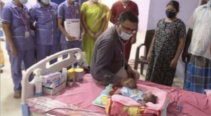 600 கிராம் எடையுடன் பிறந்த பெண் குழந்தை…. நிதி திரட்டி காப்பாற்றிய மருத்துவர்கள்….!!!!