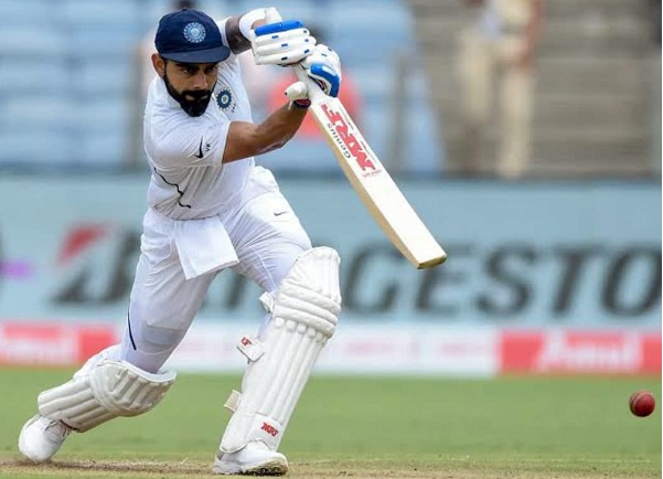 IND VS SL முதல் டெஸ்ட்: விராட், விஹாரி நிதான ஆட்டம் ….! உணவு இடைவேளை வரை இந்திய அணி 109/2…!!