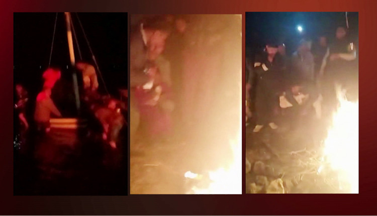 அகதிகளை ஏற்றிச் சென்ற படகுகள் நீரில் மூழ்கி விபத்து…. நொடியில் பறிபோன 13 உயிர்…. பெரும் சோகம்……!!!!!