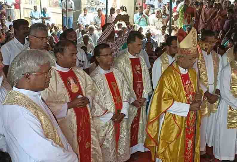 “பிரசித்தி பெற்ற ஆலயம்” நடைபெற்ற தவக்கால பெருவிழா…. கலந்துகொண்ட பொதுமக்கள்….!!