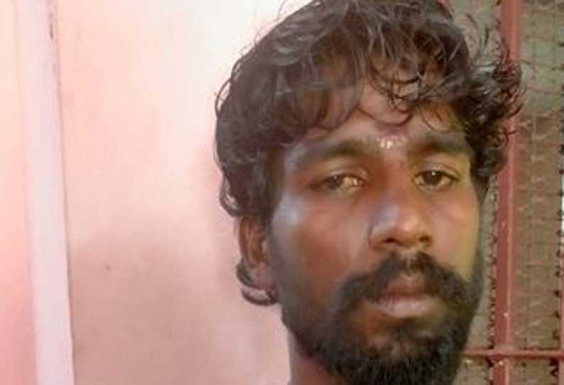 தொழிலாளியை மிரட்டி பணம் பறிப்பு…. வாலிபர் கைது…. போலீஸ் அதிரடி…!!