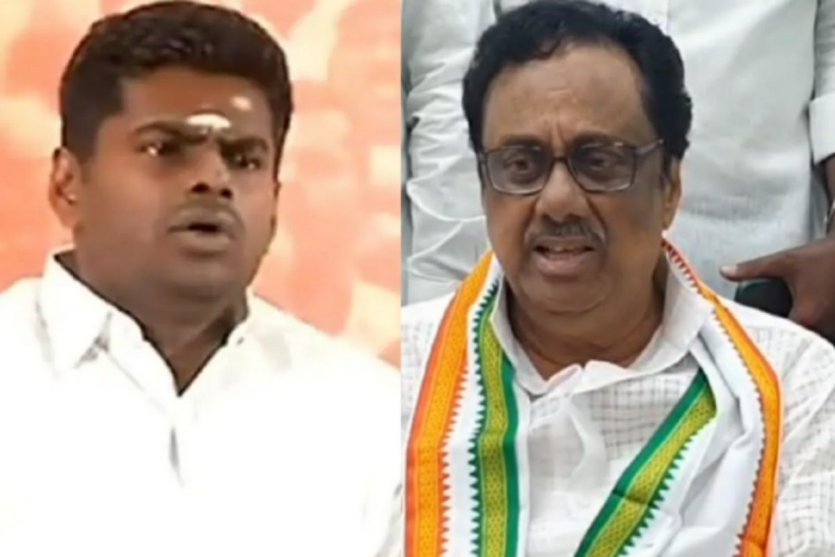 ஆளுநராக ஆசைப்படும் அண்ணாமலை…. திருவண்ணாமலை போங்க சித்தர் ஆகலாம்…. ஈவிகேஎஸ் இளங்கோவன்….!!!!