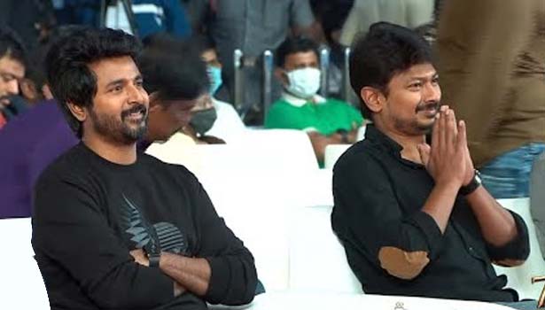 நடிகர் சிவகார்த்திகேயன் பேசிய வசனம்…. நிகழ்ச்சியில் சொன்ன உதயநிதி…..!!!!