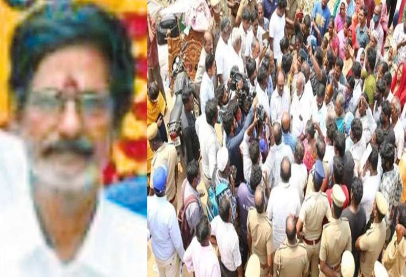 ஆக்கிரமித்து கட்டப்பட்ட வீடுகள் இடிப்பு… பொதுமக்கள் எதிர்ப்பு… பா.ம.க நிர்வாகி தீக்குளிப்பு … பரபரப்பு…!!!