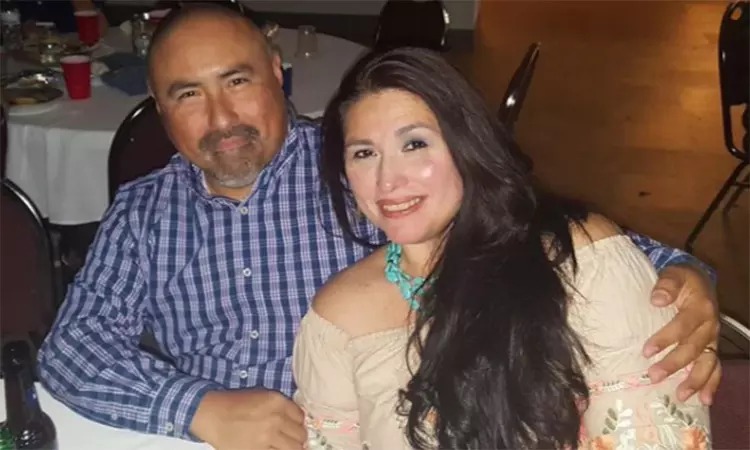 துப்பாக்கிசூட்டில் இறந்த ஆசிரியர்…. அதிர்ச்சியில் கணவருக்கு நேர்ந்த விபரீதம்…. பிரபல நாட்டில் அடுத்தடுத்து சோகம்….!!!!