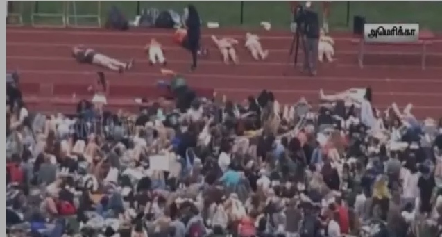 துப்பாக்கிக் கலாச்சாரத்திற்கு எதிராக…. களமிறங்கிய பள்ளி மாணவர்கள்…. பிரபல நாட்டில் பரபரப்பு….!!