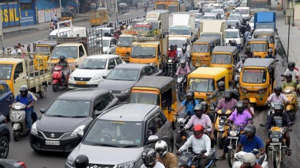 சென்னையில் போக்குவரத்து மாற்றம்…. வாகன ஓட்டிகளுக்கு வெளியான மிக முக்கிய அறிவிப்பு….!!!!