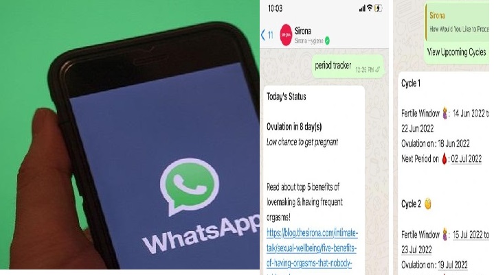 பெண்களே….! மாதவிடாய் ஆரோக்கியத்தை கண்காணிக்க…. இதோ வாட் அப்பில் சூப்பர் அறிமுகம்….!!!!!