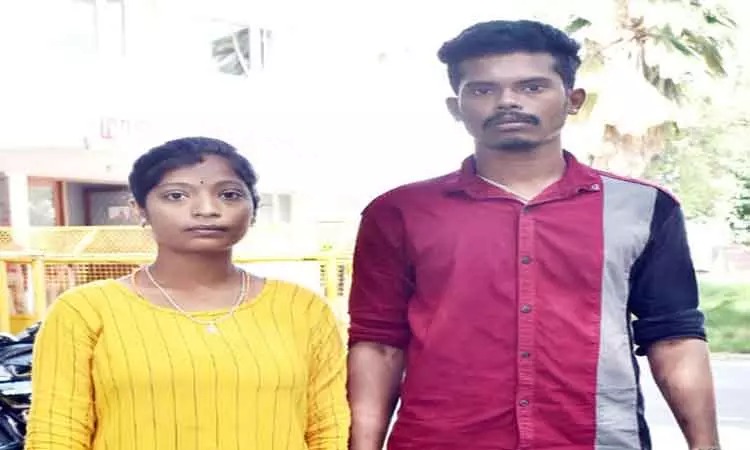 போலீசில் பாதுகாப்பு கேட்டு வந்த காதல் ஜோடி….. என்னவா இருக்கும்?…. போலீசார் பேச்சு வார்த்தை….!!!