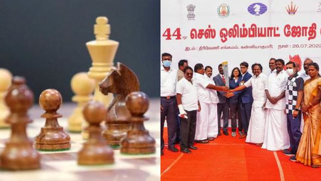 தமிழகமே கொண்டாட்டம்….. 40 நாட்களுக்கு பின்…. மாமல்லபுரம் வந்த செஸ் ஒலிம்பியாட் ஜோதி…..!!!!!