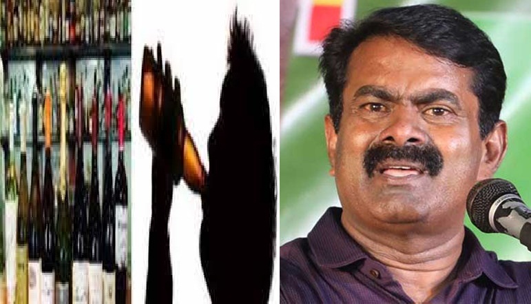 ஓஹோ..! அதுலாம் போதை இல்லனு சொல்லுறீங்களா –  நறுக்கென்று கேள்வி கேட்ட சீமான் ..!!