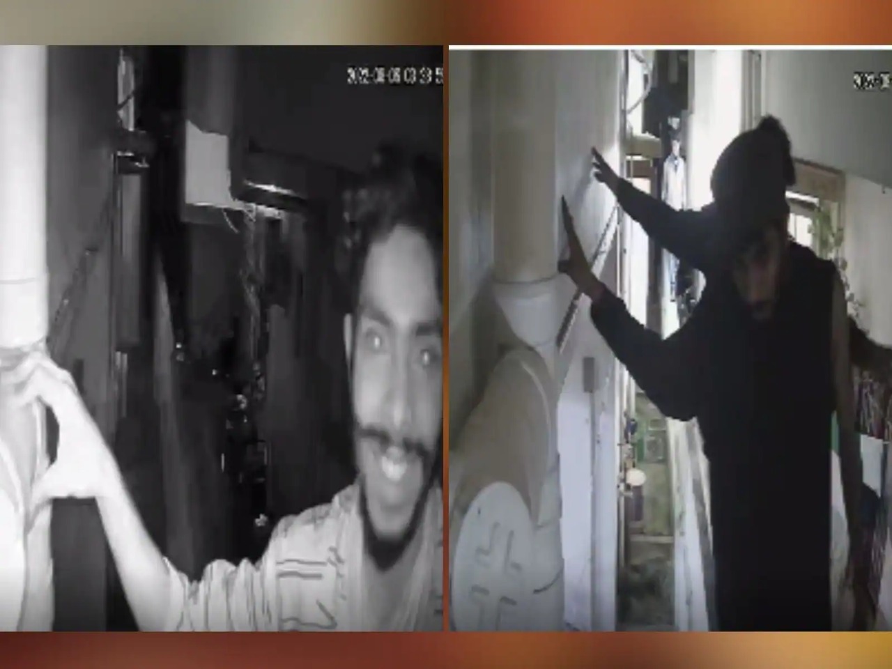 CCTVக்கு முத்தம் கொடுத்த திருடர்கள்….. வீடியோவை பார்த்து ஷாக்கான போலீசார்…..!!!!