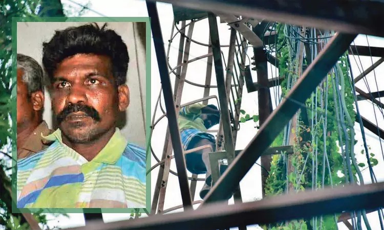 “என் மனைவிகூட சேர்த்து வைங்க”…. தற்கொலை மிரட்டல் விடுத்த கணவர்…. பரபரப்பு சம்பவம்….!!!!!