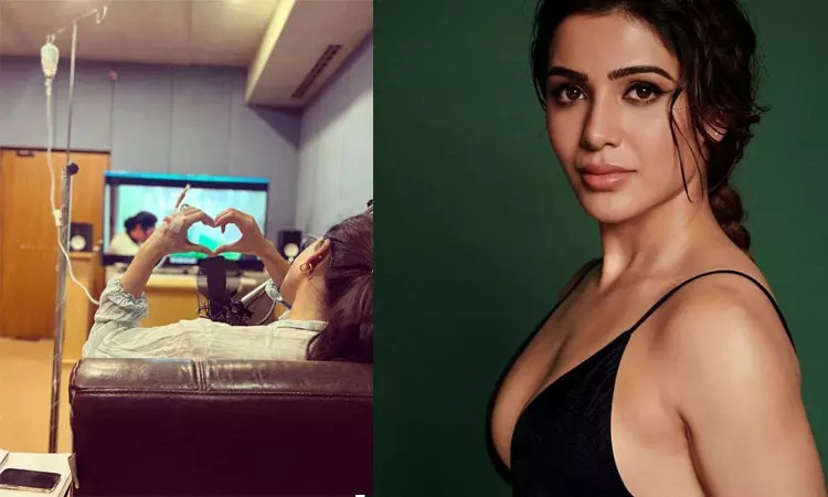 “கையில் ட்ரிப்ஸுடன் டப்பிங் பேசிய சமந்தா”… என்னதான் ஆச்சு…? அதிர்ச்சியில் ரசிகர்கள்….!!!!