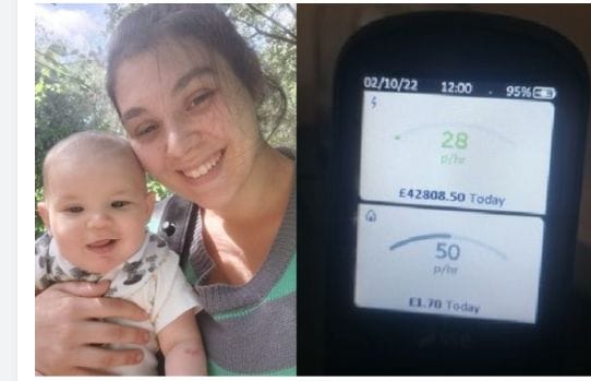 அடக்கடவுளே…! ஒரே நாளில் இவ்வளவு மின் கட்டணமா…? அதிர்ச்சியில் உறைந்து போன பிரித்தானிய தாயார்…!!!!!