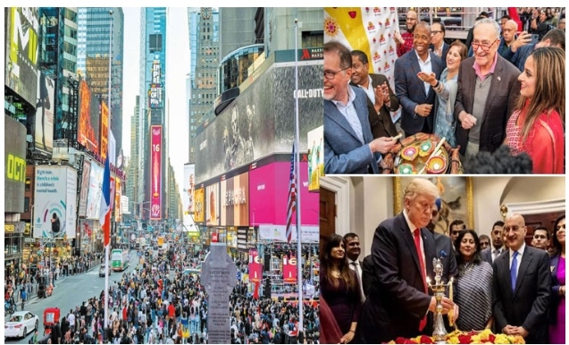 பிரபல நாட்டில் தீபாவளி கொண்டாட்டம் தொடக்கம்…. அதிகாரிகளின் வீடுகளில் சிறப்பு நிகழ்ச்சிகள்….!!!!!