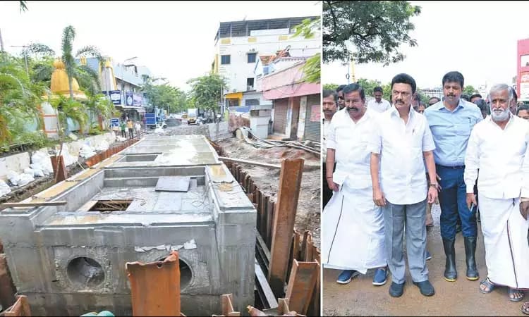 தொடர் மழையால் பாதிப்பு!…. முதல்வர் ஸ்டாலின் நேரில் ஆய்வு…. பொது மக்களுக்கு நிவாரண உதவி வழங்கி ஆறுதல்….!!!!