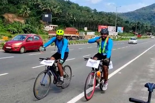 அடேங்கப்பா!…. கோவை TO கேரளா… சைக்கிள் சென்று தாலி கட்டிய மாப்பிள்ளை… திகைக்க வைக்கும் பின்னணி….!!!!