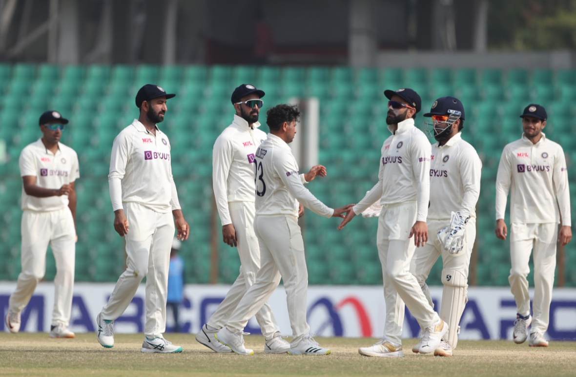 முதல் டெஸ்ட் போட்டி…. 188 ரன்கள் வித்தியாசத்தில் வங்கதேசத்தை வீழ்த்திய இந்திய அணி.!!