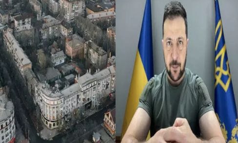நிலத்தில் வாழ்வதற்கு இடமில்லை… “உக்ரைன் நகரை அழித்தது ரஷ்யா”… அதிபர் ஜெலன்ஸ்கி குற்றச்சாட்டு…!!!!!!