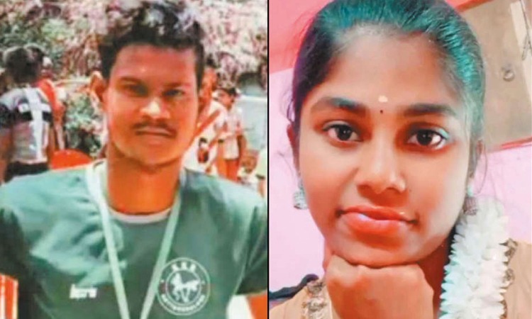 பேசி கொண்டிருந்த காதல் ஜோடி…. மின்சார ரயில் மோதி இறந்த சம்பவம்…. சோகத்தில் குடும்பத்தினர்…!!