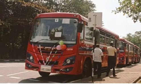 இலங்கை போக்குவரத்தை மேம்படுத்த.. 75 பேருந்துகளை வழங்கிய இந்தியா…!!!!