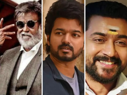 தமிழகத்தின் NO.1 நடிகர் ரஜினியும் இல்ல, விஜயும் இல்ல…. எப்பவும் சூர்யா தான் கெத்து…. போஸ்டர் ஒட்டி சம்பவம் செய்த ரசிகர்கள்….!!!!