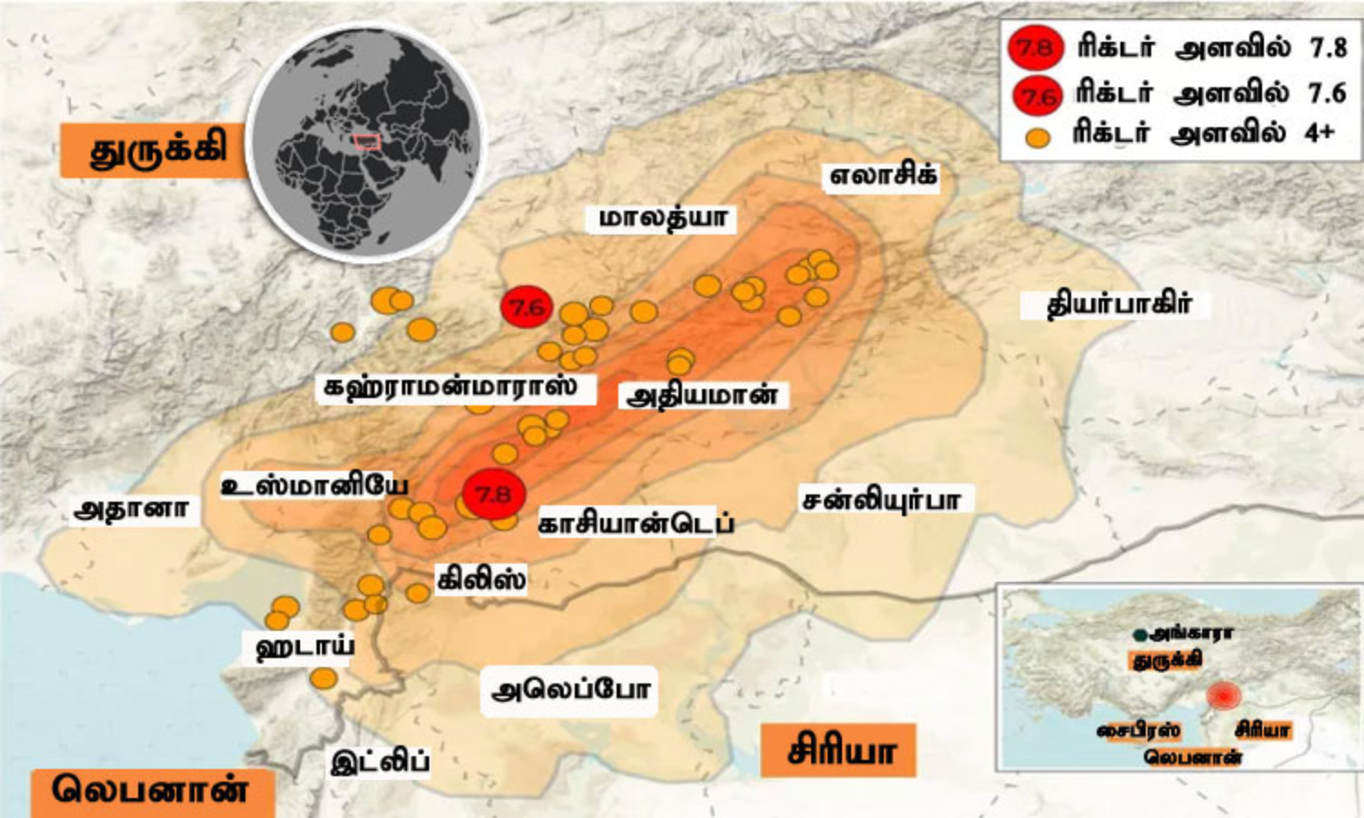 36 மணி நேரத்தில் 100 நிலநடுக்கங்கள்…. துருக்கியில் ஒலிக்கும் மரணம் ஓலம்…. அதிர்ச்சி தகவல்….!!!