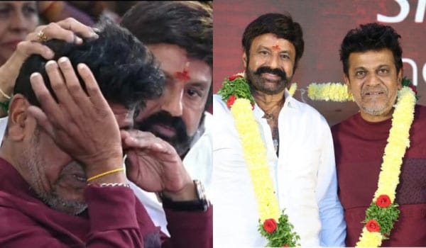 “மேடையில் கண்கலங்கி கதறி அழுத சிவராஜ்குமார்”… சமாதானப்படுத்தி ஆறுதல் சொன்ன நடிகர் பாலகிருஷ்ணா…!!!