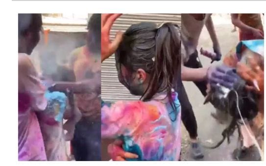 ஹோலி கொண்டாட்டத்தின் போது சுற்றுலா பயணியிடம் அத்து மீறிய இளைஞர்கள்… 3 பேர் கைது ‌…!!!!!