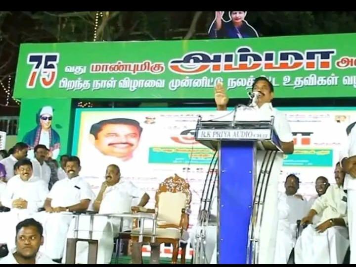 “எங்க கட்சியை எந்த கொம்பனாலும் அசைக்க முடியாது”… எடப்பாடி பழனிச்சாமி அதிரடி பேச்சு….!!!!