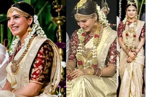 திருமண கோலத்தில் அச்சு அசல் சமந்தா போலவே இருக்கும் பெண் ! ஷாக்கான ரசிகர்கள்!