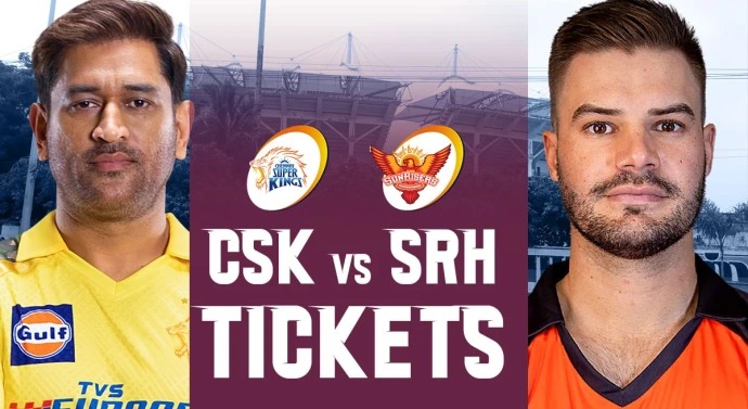 ரசிகர்களே உடனே முந்துங்கள்…! இன்று CSK – SRH டிக்கெட் விற்பனை…. மிஸ் பண்ணிடாதீங்க…!!!