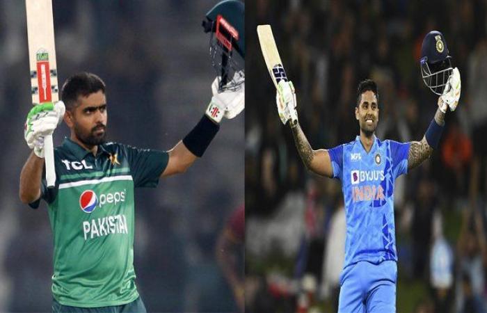 ICC T20I Batting Rankings : பாபர் சதமடித்தும் முடியல..! சூர்யகுமார் யாதவ் தொடர்ந்து முன்னிலை..!!