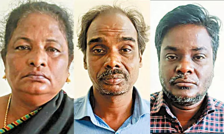 ரூ.1 கோடி மதிப்புள்ள நிலம் மோசடி…. பெண் உள்பட 3 பேர் கைது…. போலீஸ் அதிரடி…!!