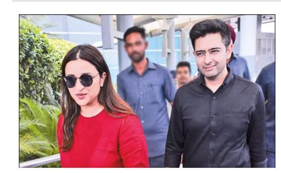 ஆம் ஆத்மி எம்பிஐ மணக்கும் இந்தி நடிகை பரினீதா சோப்ரா… வெளியான தகவல்…!!!!!