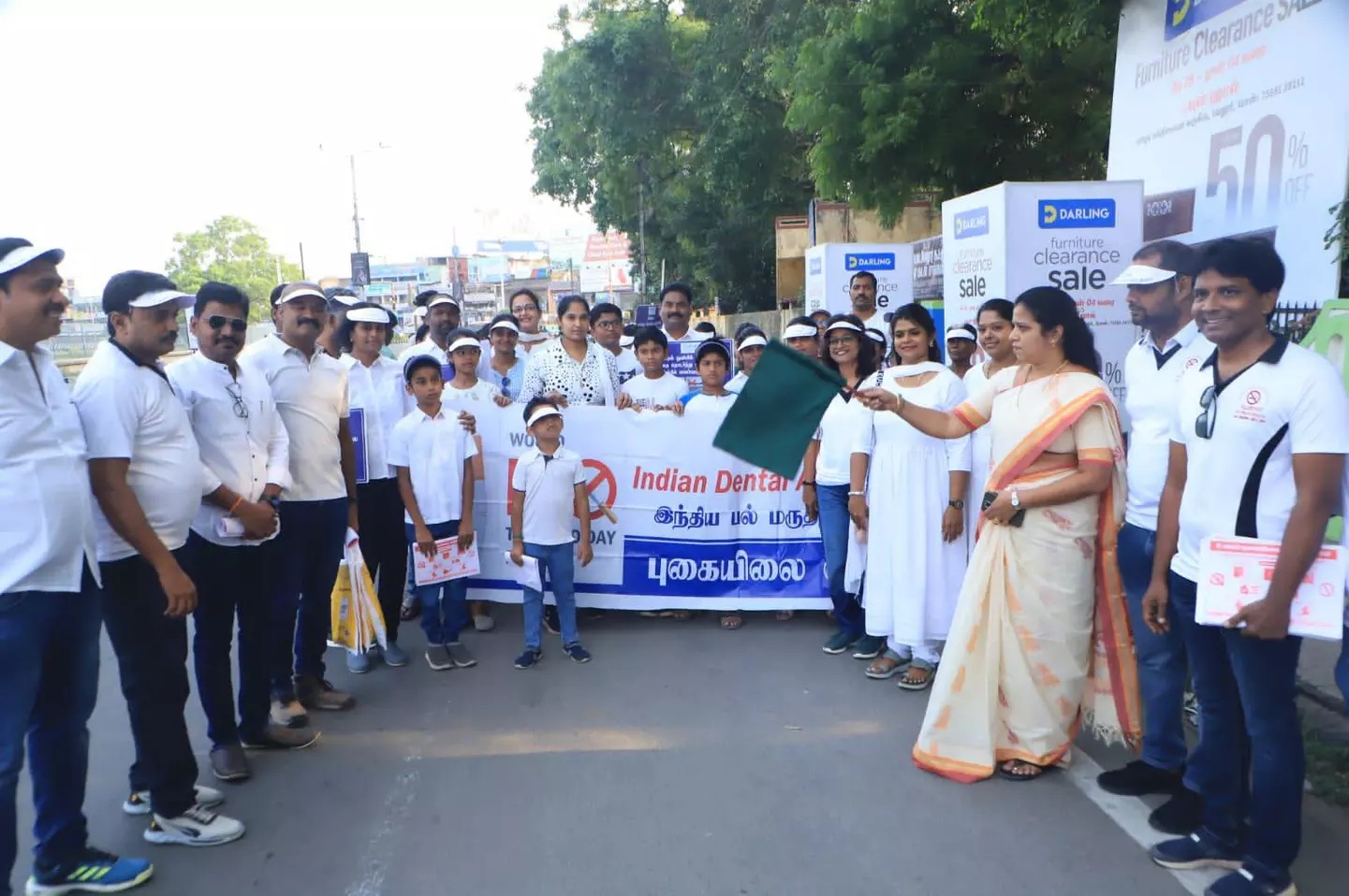 புகையிலை ஒழிப்பு விழிப்புணர்வு ஊர்வலம்….   முக்கிய  நிர்வாகிகள் பங்கேற்பு….!!