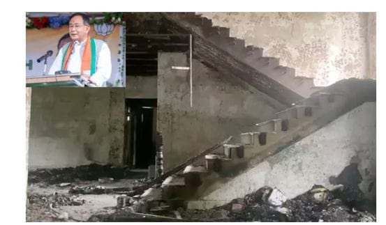 மணிப்பூர் கலவரம்…. மத்திய மந்திரியின் வீடு தீ வைத்து எரிப்பு… பெரும் பதற்றம்…!!!!!!